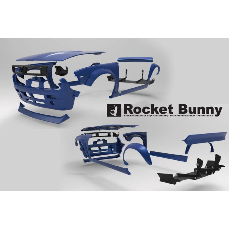 GReddy Pandem Rocket Bunny V2 Front Lip | 1995-1998 Nissan 240SX  (17020301)