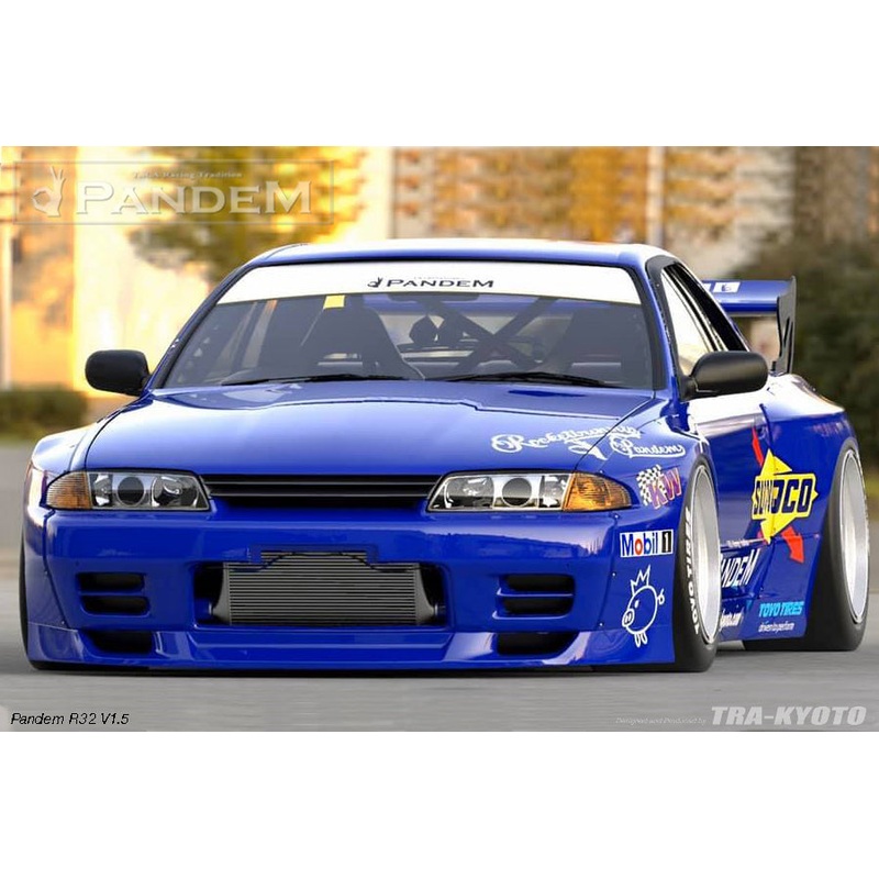 GReddy Pandem V1.5 Front Lip | 1989-1994 Nissan Skyline GTR  (17020627)