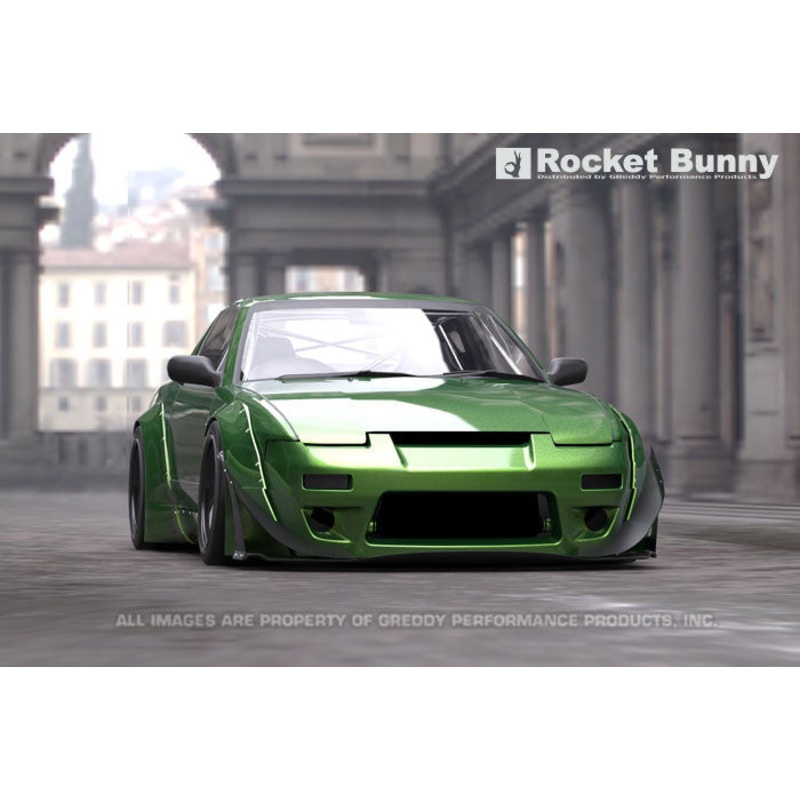GReddy V2 Rocket Bunny Aero Side Skirts Only | 1989-1993 Nissan 240SX  (17020385)