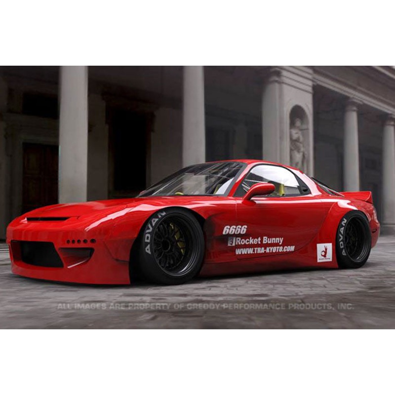 GReddy X Rocket Bunny V2 Side Skirts Set | 1993-1995 Mazda RX-7  (17040213)