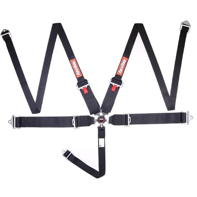 RaceQuip SFI Camlock 5pt Pull Down Lap HNR Seat Belt (745005/15)