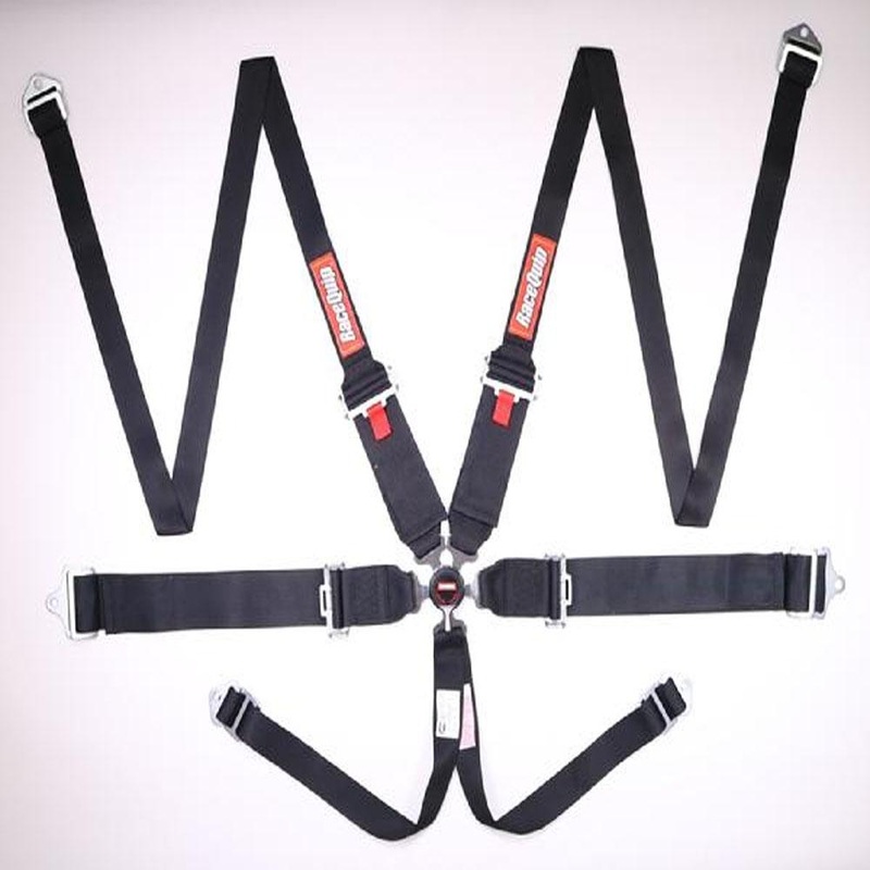 RaceQuip SFI Camlock 6pt Pull Down Lap HNR Seat Belt (746006/16)