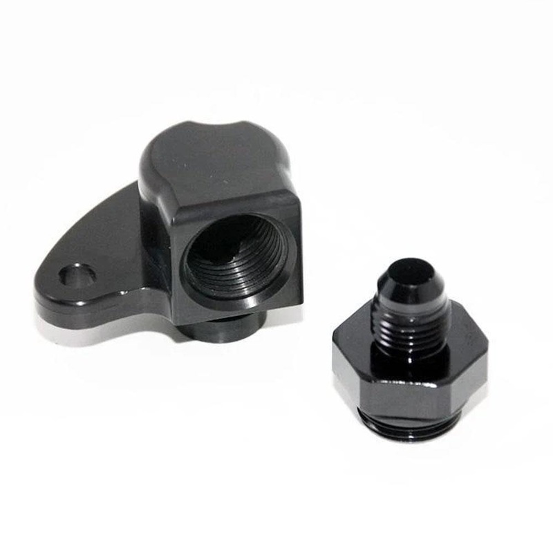 Hybrid Racing K-Series Power Steering Fitting Adapter | Multiple Honda Fitments (HYB-PSF-01-02)