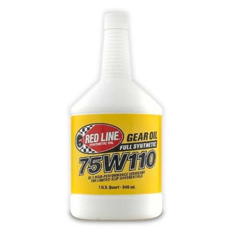 Red Line Oil 75W110 Gear Oil Synthetic GL-5 Differential Gear Oil 1 Quart