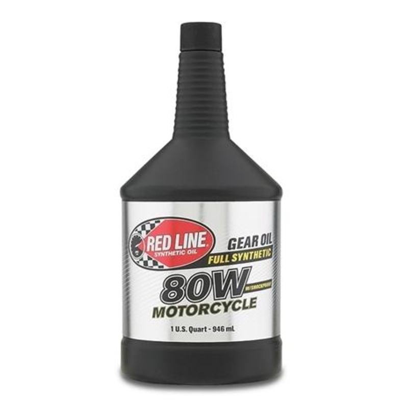 Red Line Oil 80W Motorcycle Gear Oil Synthetic With Shockproof