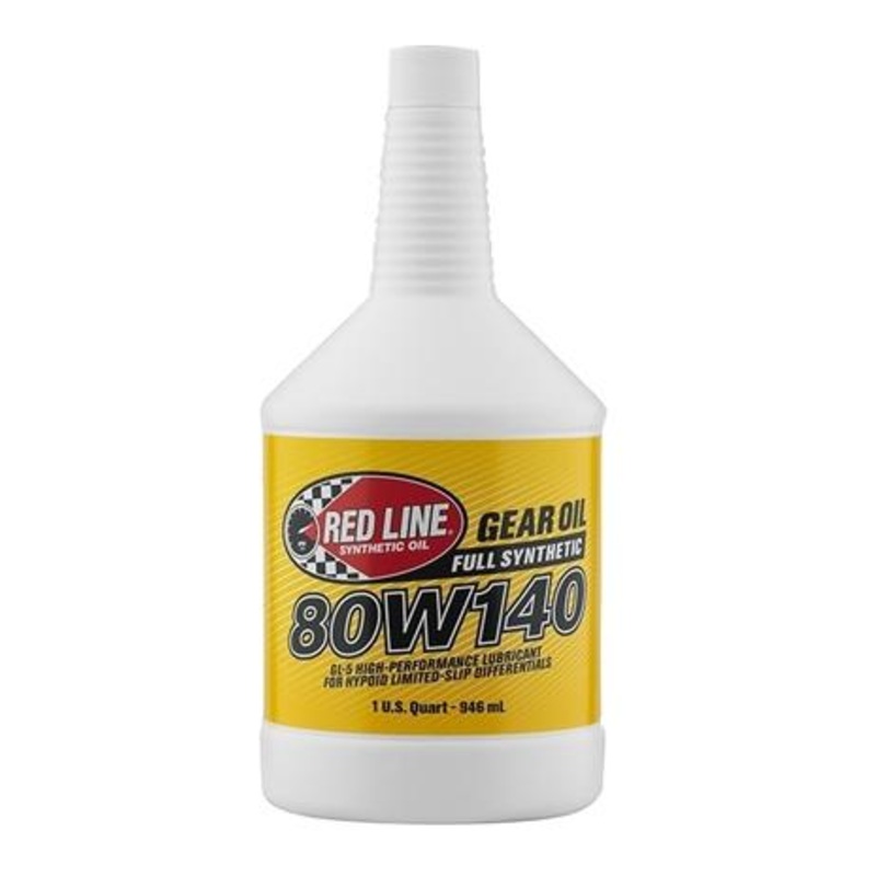 Red Line Oil 80W140 Gear Oil Synthetic GL-5 Differential Gear Oil