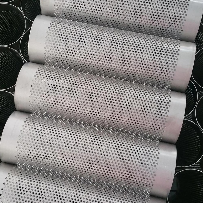 Ticon Industries - 18.11" OAL 3.15" Perforated Titanium Punch Tube (117-08020-0000)