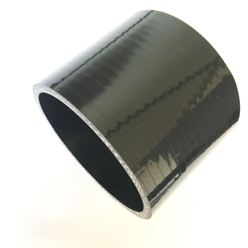 Ticon Industries - 4-Ply Black 3.5" Straight Silicone Coupler (131-08903-0401)