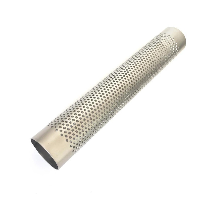 Ticon Industries - 12" OAL 2.0" Perforated Titanium Punch Tube (117-05012-0000)