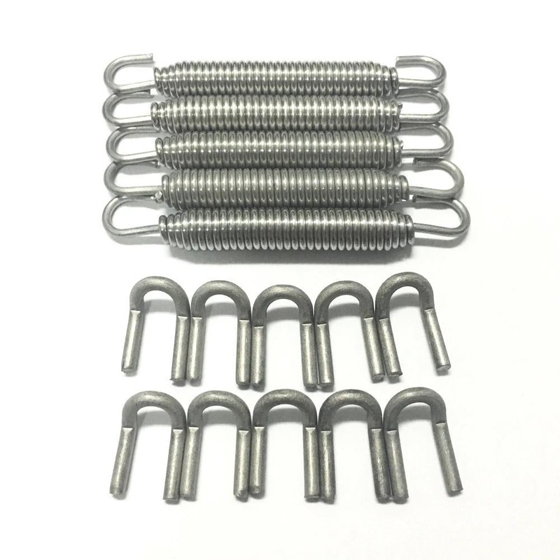 Ticon Industries Green Silicone Titanium Spring Tab and Spring Kit, 5 Pack (108-00215-1102)