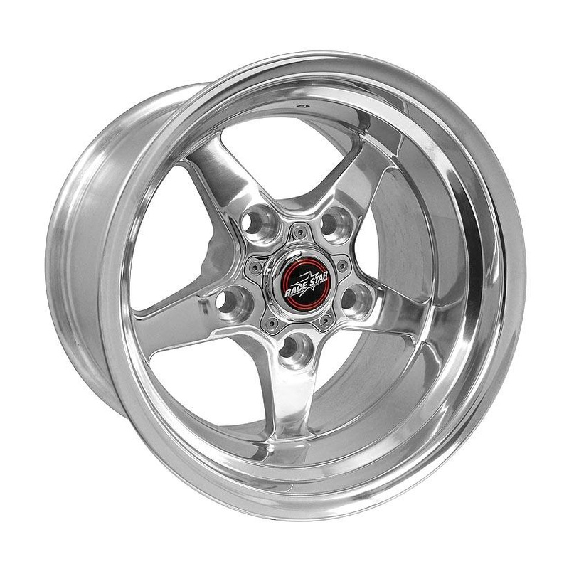 Race Star Drag Star Wheel - 17x10.5 Size / 5x135 Bolt / 87.1 CB / 9 Offset - Gloss Black (92-705551DP)