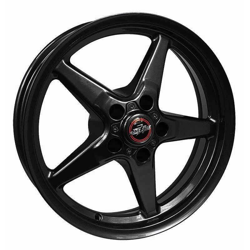 Race Star Drag Star Wheel - 17x10.5 Size / 5x4.50 Bolt / 3.07 CB / 48 Offset - Gloss Black (92-705154B)