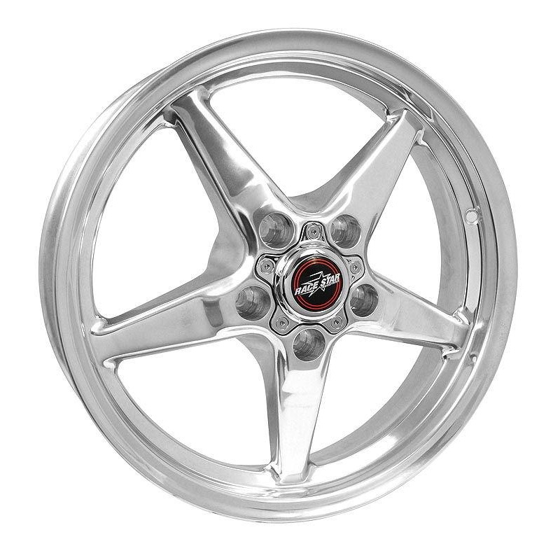 Race Star Drag Star Wheel - 17x4.5 Size / 5x115 Bolt / 3.07 CB / 25.4 Offset - Polished (92-745442DP)