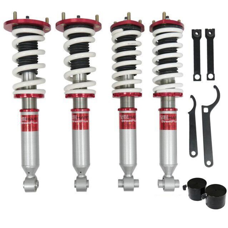 TruHart StreetPlus + V-ACK Coilover System | 07-11 BMW 1-Series E82/E88 RWD & 06-11 3-Series E90 RWD (TH-B804-VACF-20)