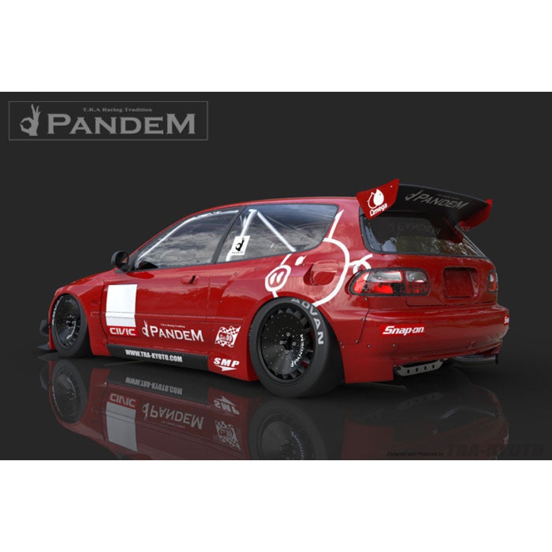 GReddy X Rocket Bunny Rear Fenders | 1992-1995 Honda Civic  (17050115)