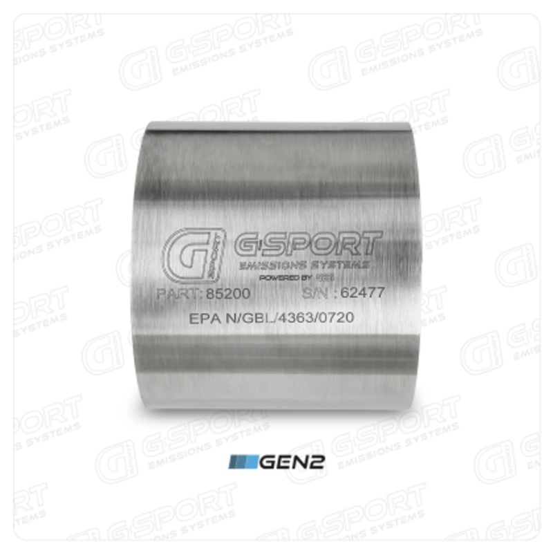 GESI G-Sport 4.50in x 4.00in 400 CPSI - GEN2 EPA Compliant Substrate Only  (85200)