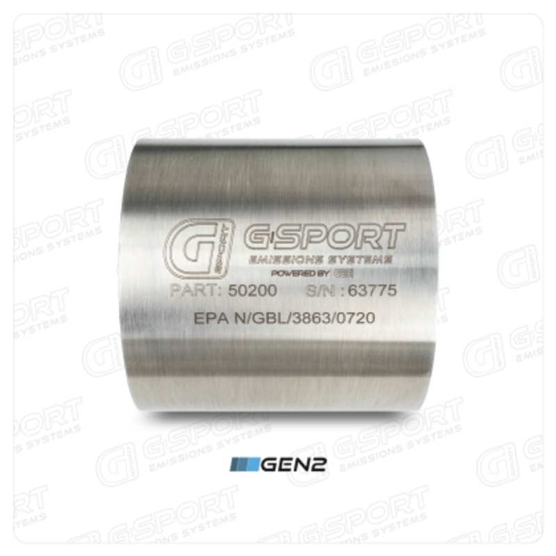 GESI G-Sport 400 CPSI GEN 2 EPA Compliant 4in x 4in High Output Substrate Only (50200)