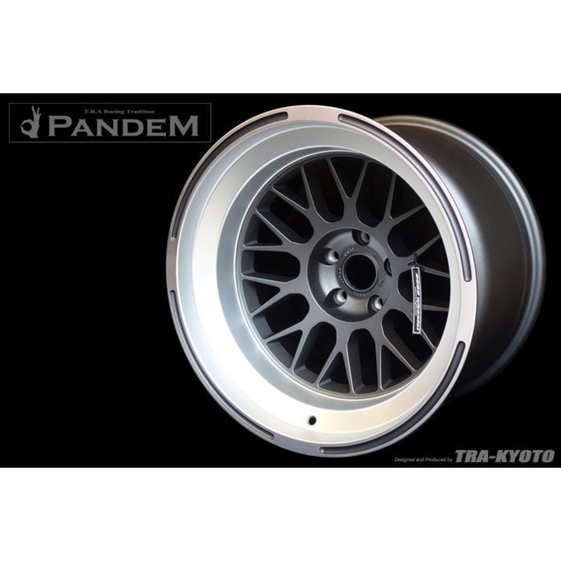 GReddy Pandem 6666 Wheels 18x11 -40 5-100 Gunmetal | Universal  (66811400G)