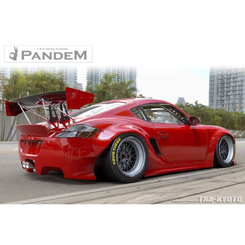 GReddy Pandem RB V2 Rear Over-Fenders  | 2009-2012 Porsche Cayman  (17090526)