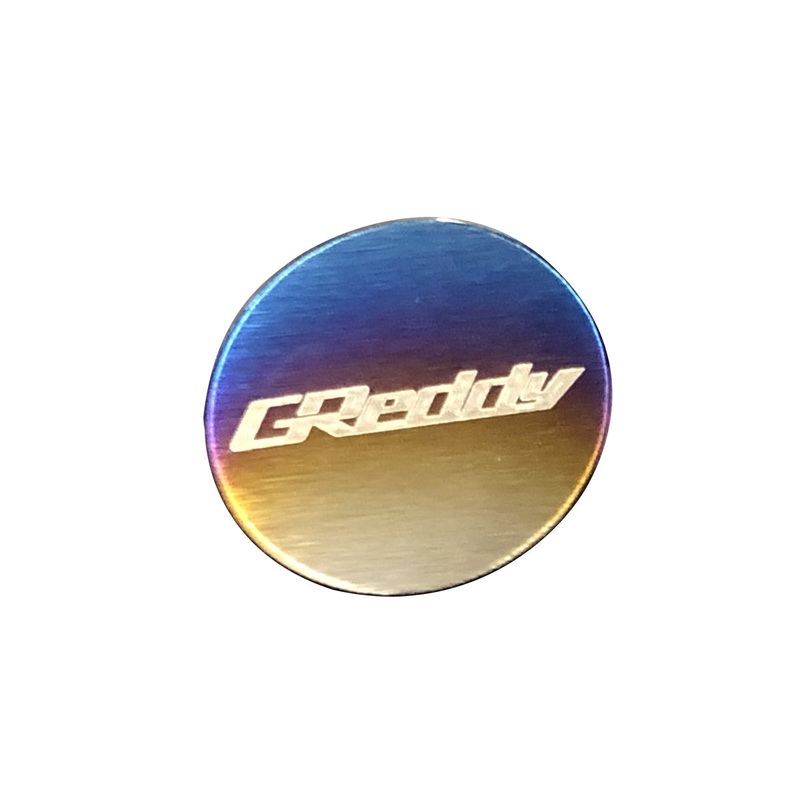 GReddy Titanium Disk Badge for Type-A Shift knob | Universal  (18000204)