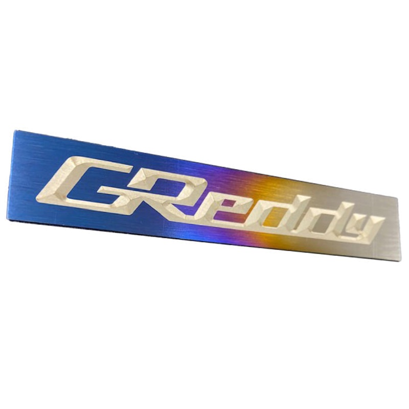 GReddy Titanium Intake Manifold Badge  | Universal  (18000201)