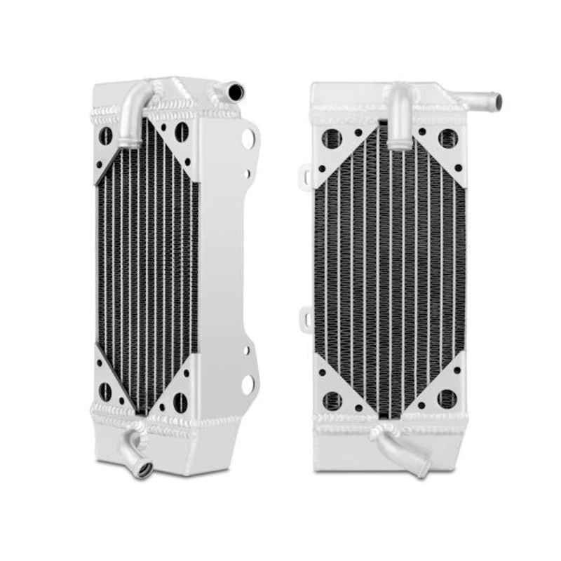 Mishimoto Left Braced Aluminum Dirt Bike Radiator | 2005-2008 Honda CRF450R Base U/K (MMDB-CRF450R-05LX)