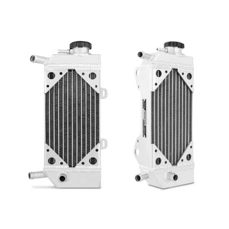 Mishimoto Right Braced Aluminum Dirt Bike Radiator | 2004-2009 Honda CRF250R Base U/K (MMDB-CRF250-04RX)
