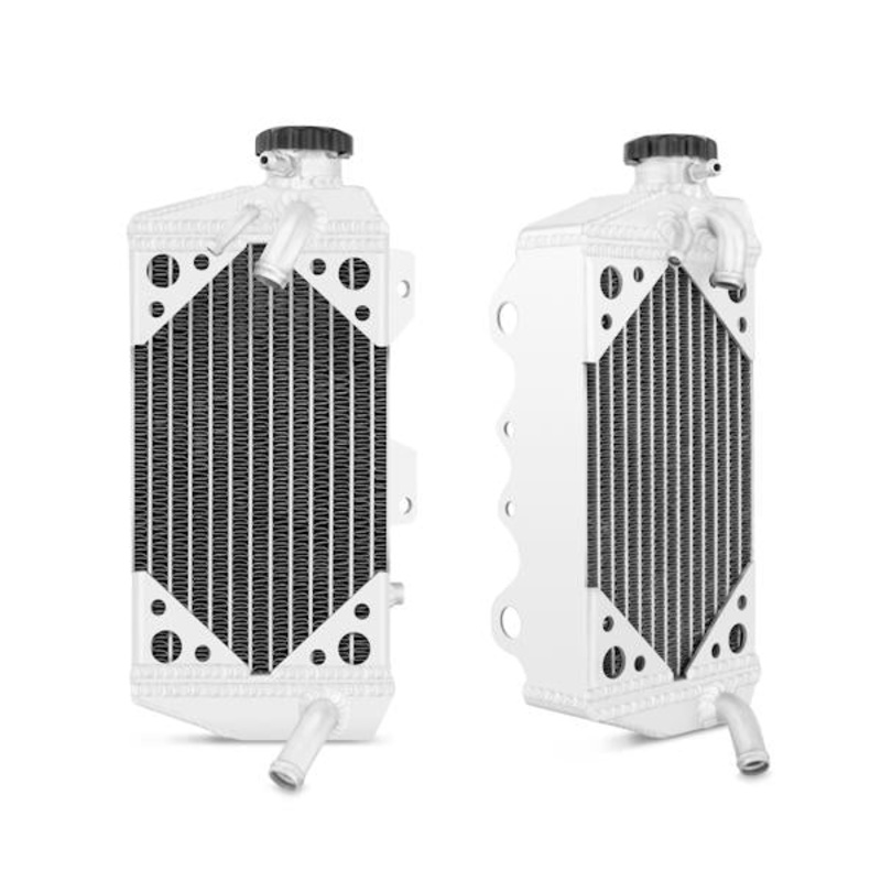 Mishimoto Right Braced Aluminum Dirt Bike Radiator | 2008-2008 Kawasaki KX450F -cyl (MMDB-KX450F-08RX)