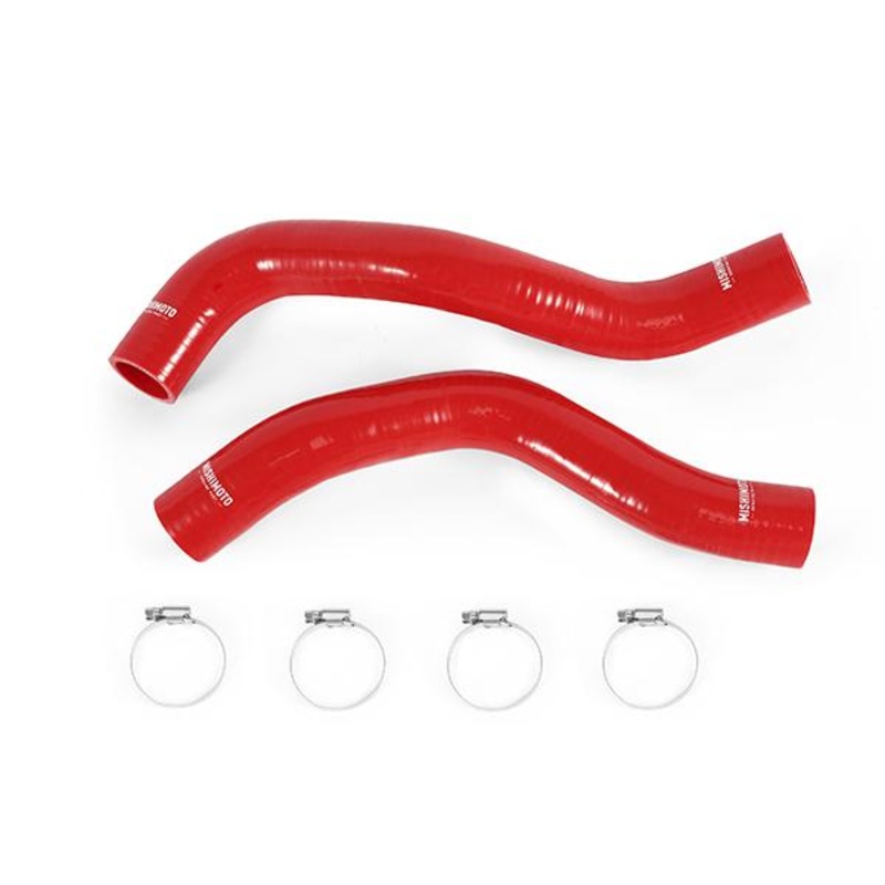 Mishimoto Silicone Hose Kit - Red | 2016-2016 Nissan Titan XD (MMHOSE-XD-16RD)