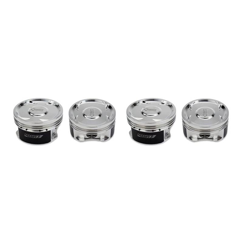 Manley Performance 99.75mm +.25mm Bore 8.5:1 Dish Platinum Series Piston Set with Rings | 2004-2020 Subaru WRX / WRX STi (612202C-4)