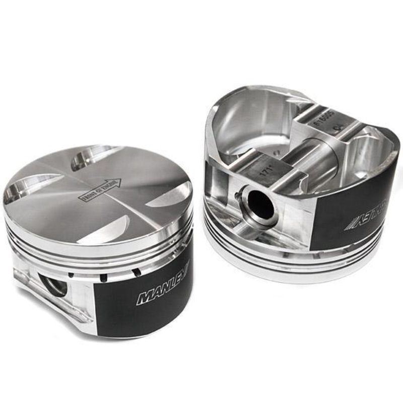 Manley 03-06 EVO VIII/IX 85mm STD Bore 8.5:1 Dish Piston and Ring - Single Piston | Multiple Fitments (618000C-1)