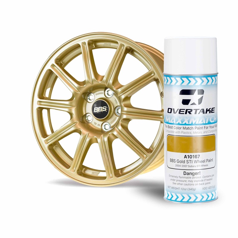 Overtake MaxxMatch Paint - BBS Gold Wheel Paint 12oz. Can  (A10167)