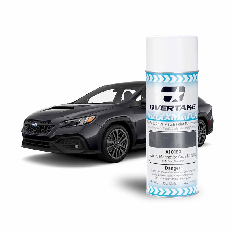 Overtake MaxxMatch Paint | Subaru Magnetite Grey Metallic P8Y 12oz. Can (A10183)
