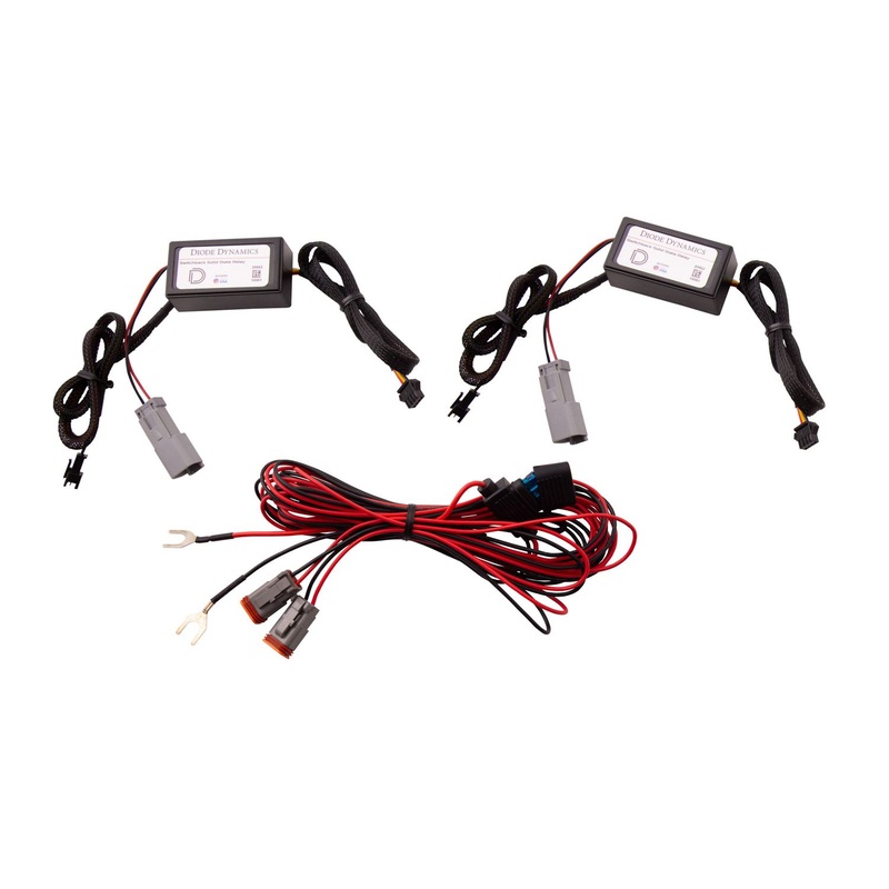 Diode Dynamics Switchback Solid-State Relay Harness - Pair | Universal (DD3067)